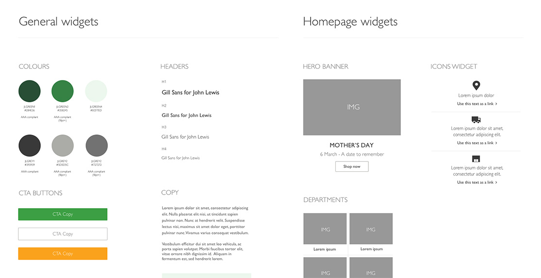 John Lewis checkout screengrab